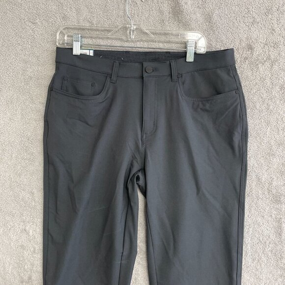 NEW Greg Norman Men's 32X34 Ultimate 5 Pocket Pants Black Performance - Picture 9 of 11